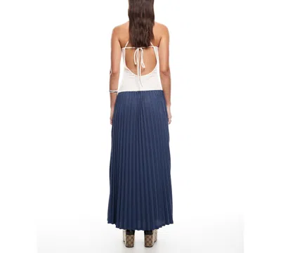 Lioness Renaissance Maxi Dress Navy Multi