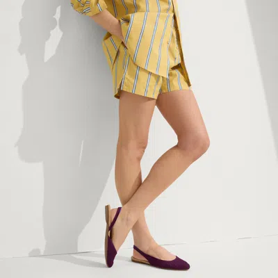 Rothys The Almond Slingback In Purple | ModeSens