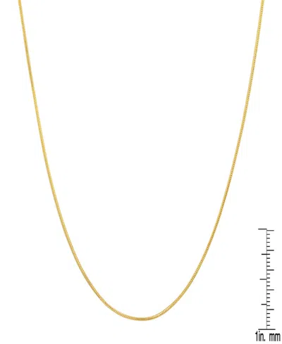 Steeltime Women's 14k Gold Plated Snake Chain Necklace