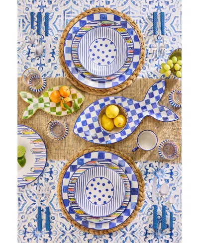 Mackenzie-childs Go Fish Serving Platters, Set Of 2