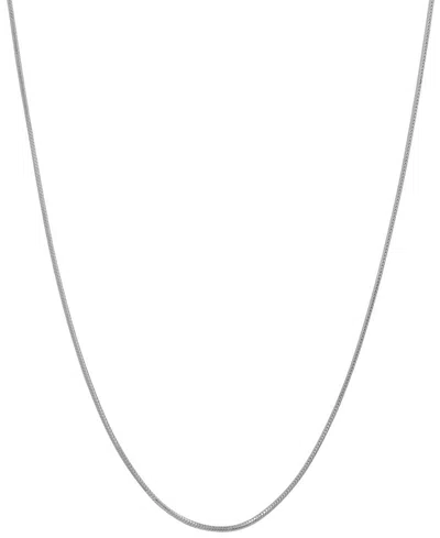 Steeltime Women's Sterling Silver Snake Chain Necklace