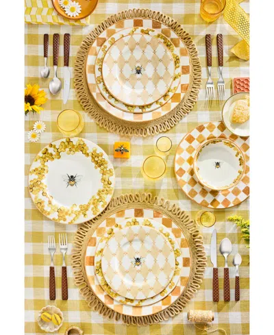 Mackenzie-childs Check Dinner Plate