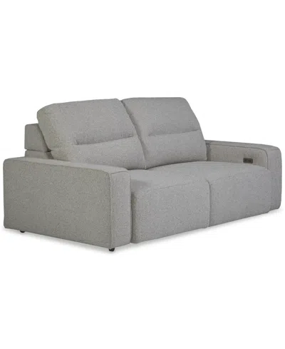 Macy's Frandlyn 2-pc. Fabric Power Sliding Sofa, Exclusively At