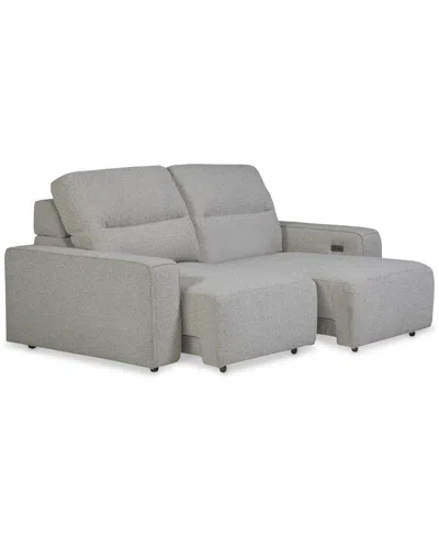 Macy's Frandlyn 2-pc. Fabric Power Sliding Sofa, Exclusively At