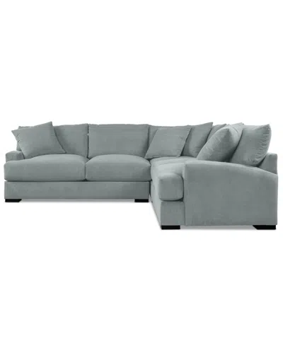 Macy's Rhyder 3-pc. Fabric L Sectional, Exclusively At
