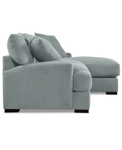 Macy's Rhyder 3-pc. Fabric Chaise Sectional, Exclusively At