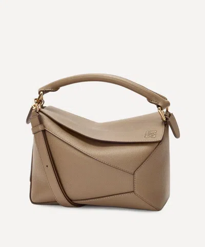 Loewe Puzzle Edge Small Top-handle Bag In Soft Grained Leather