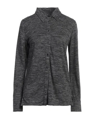 Isabel Marant Étoile Marant Étoile Woman Shirt Charcoal Size 8 Polyamide, Linen, Wool