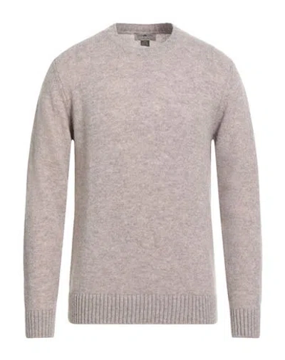 Irish Crone Man Sweater Taupe Size Xxl Wool
