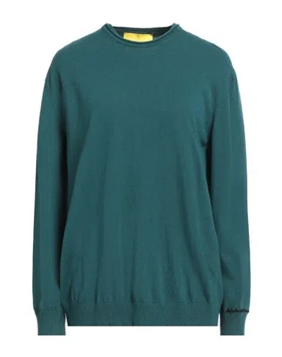 Akep Inspired By  Woman Sweater Deep Teal Size M Polyester, Merino Wool, Viscose, Cashmere