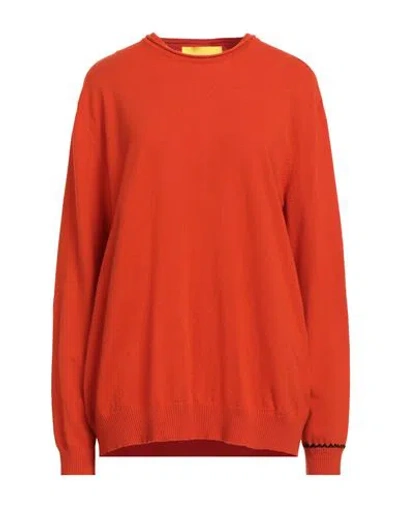 Akep Inspired By  Woman Sweater Orange Size M Polyester, Merino Wool, Viscose, Cashmere