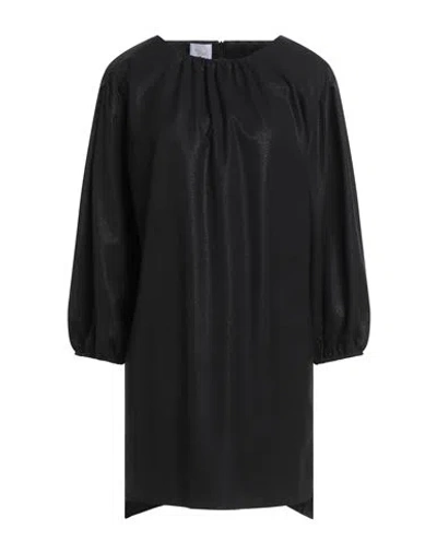 Emma Woman Mini Dress Black Size M Polyester, Viscose, Elastane