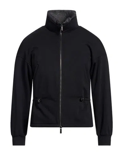 Moorer Zip-up Drawstring Jacket In Black