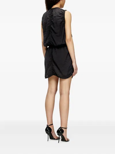 Diesel D-resden Mini Dress In Black