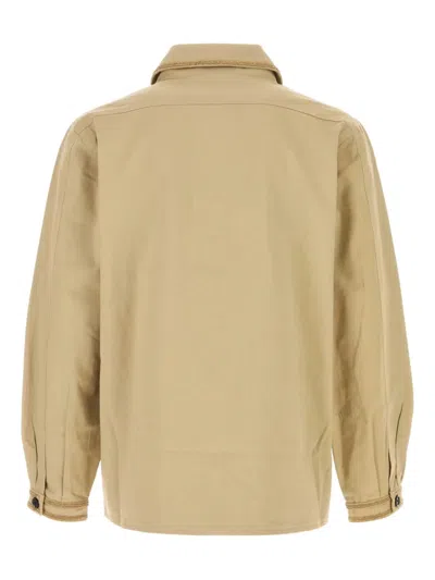 Bode Men Beige Cotton Bullion Jacket In Brown