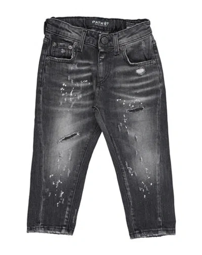 Patriòt Toddler Boy Jeans Black Size 7 Cotton, Elastane In Black
