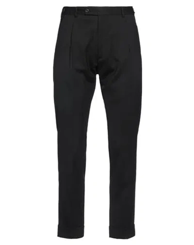 Messagerie Patrizio Piscaglia Man Pants Black Size 38 Polyester, Viscose, Wool, Elastane