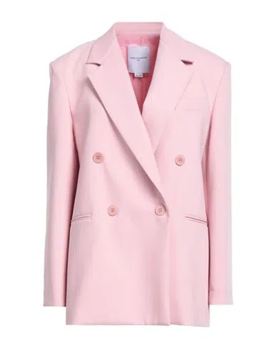 Isabelle Blanche Paris Woman Blazer Light Pink Size S Polyester, Viscose, Elastane