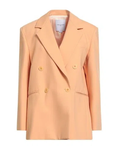 Isabelle Blanche Paris Woman Blazer Apricot Size S Polyester, Viscose, Elastane
