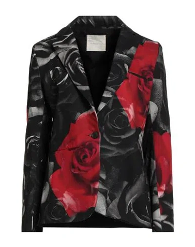 Marc Point Woman Blazer Black Size 12 Cotton