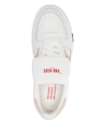 Pro-keds Leather Sneakers In White