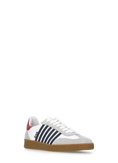 Dsquared2 Dsquared White Leather Boxer Sneakers