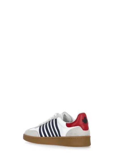 Dsquared2 Dsquared White Leather Boxer Sneakers