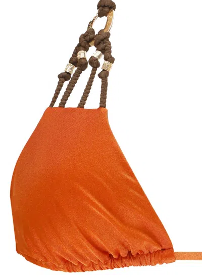 Miss Bikini Bikini With Golden Details In Orange