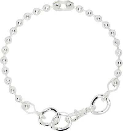 Martine Ali Ballchain Hardware Choker In Silver