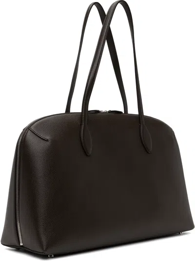 Totême Leather Handbag With Engraved Logo On The Front