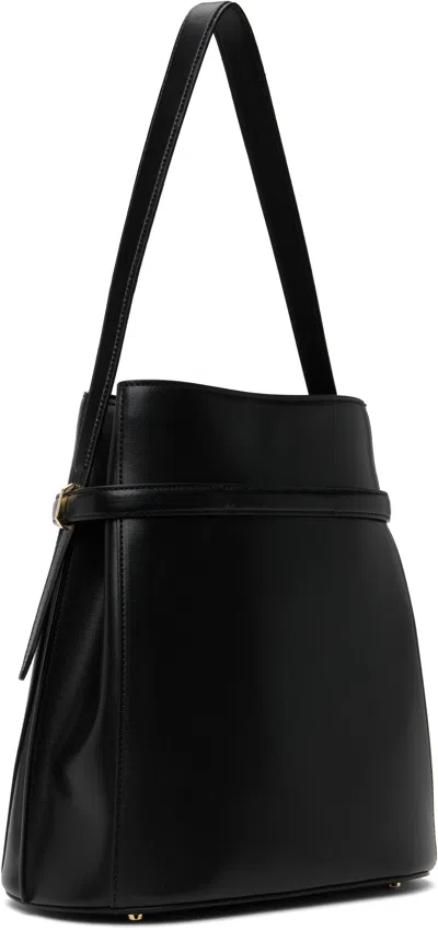 Totême Women Black 'belted' Bucket Bag, Onesize Luxury Bucket Bags For Women Darveys