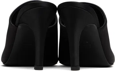 Totême Sculpted Heel Suede Mules With Toe Strap In Animal Print