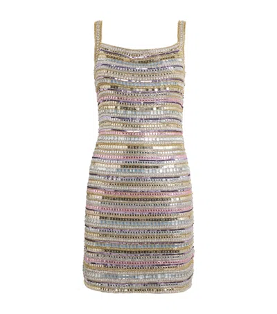 Jenny Packham Embellished Nancy Mini Dress In Multi