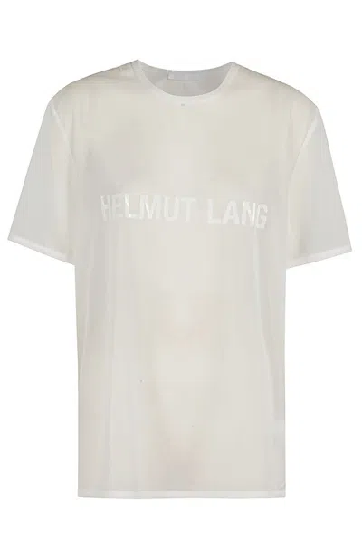 Helmut Lang Logo Embroidered Slim T-shirt