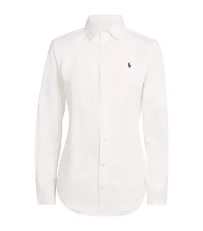 Polo Ralph Lauren Relaxed Fit Linen Shirt In White
