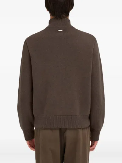 Ferragamo Bomber Jacket With Leather Insert