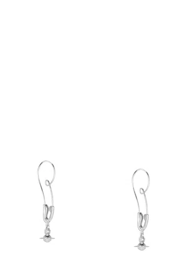 Vivienne Westwood Large Maxima Earrings Silver Women