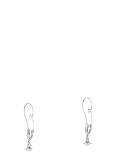 Vivienne Westwood Large Maxima Earrings Silver Women