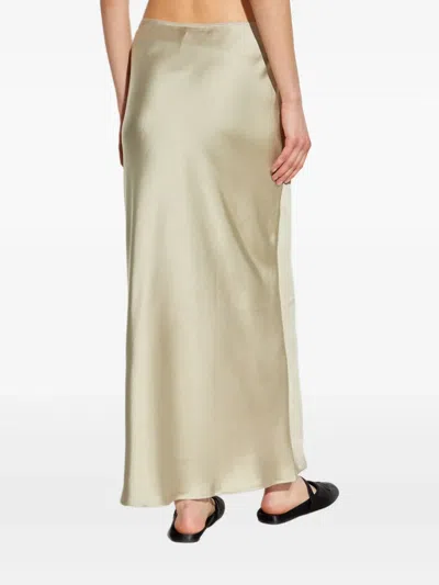 Samsoe & Samsoe Saagneta High-waisted Skirt In Gold