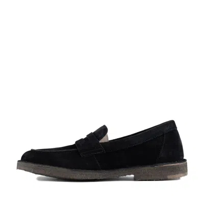 Astorflex Sadelflex Blue Suede Moccasin In Multi