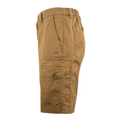 Altea Cotton Cargo Bermuda Shorts In Brown