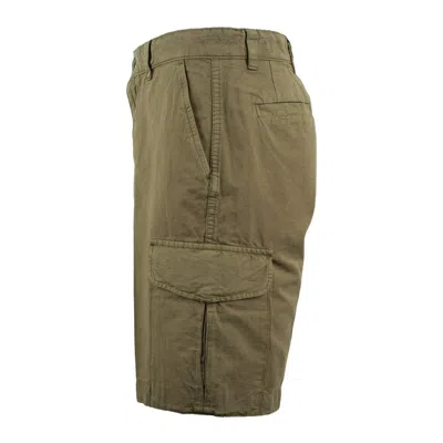 Paul Smith Khaki Cotton-linen Blend Bermuda Shorts In Green