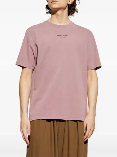 Samsoe & Samsoe Samarcus T-shirt In Pink