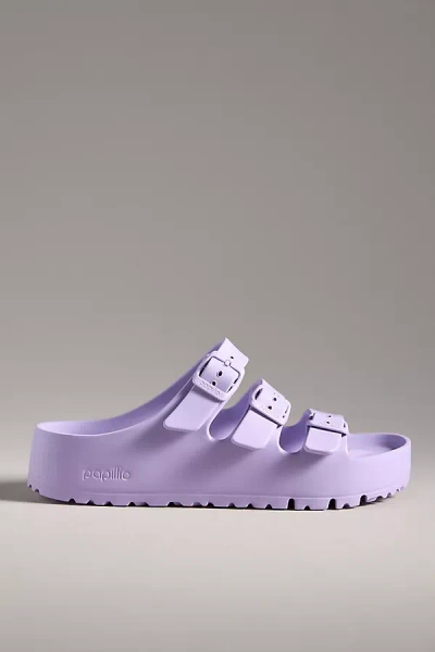 Birkenstock Buckle Platform Florida Eva Pap Flex Sneakers In Purple