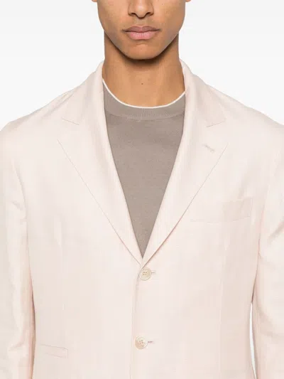 Brunello Cucinelli Light Pink Single-breasted Blazer