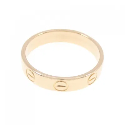 Pre-owned Cartier Pink Gold Pink Gold (18k) Band Ring ()
