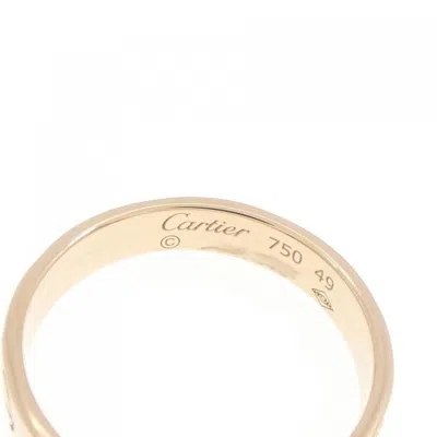 Pre-owned Cartier Pink Gold Pink Gold (18k) Band Ring ()