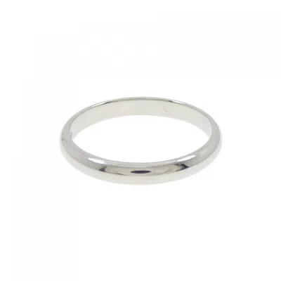 Pre-owned Cartier Platinum Platinum 950 Band Ring ()