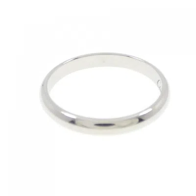 Pre-owned Cartier Platinum Platinum 950 Band Ring ()