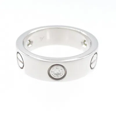 Pre-owned Cartier White Gold White Gold (18k) Band Ring ()